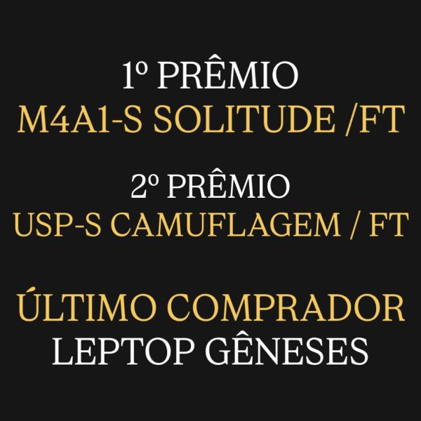 3 PREMIOS / 3 GANHADORES #2